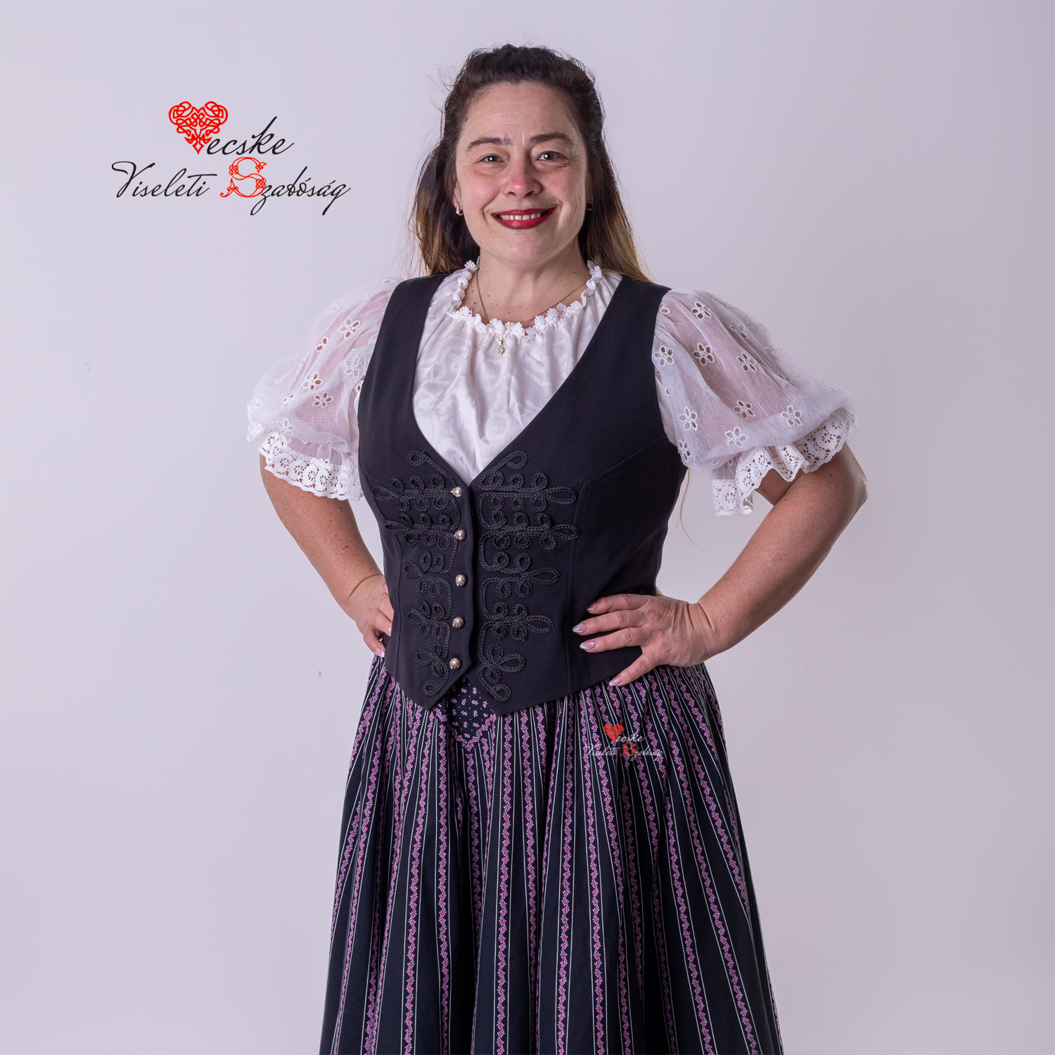 Néptáncos szoknya, Próba szoknya