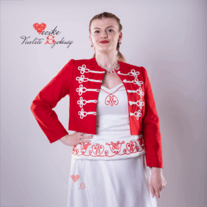 Női piros Bocskai blézer